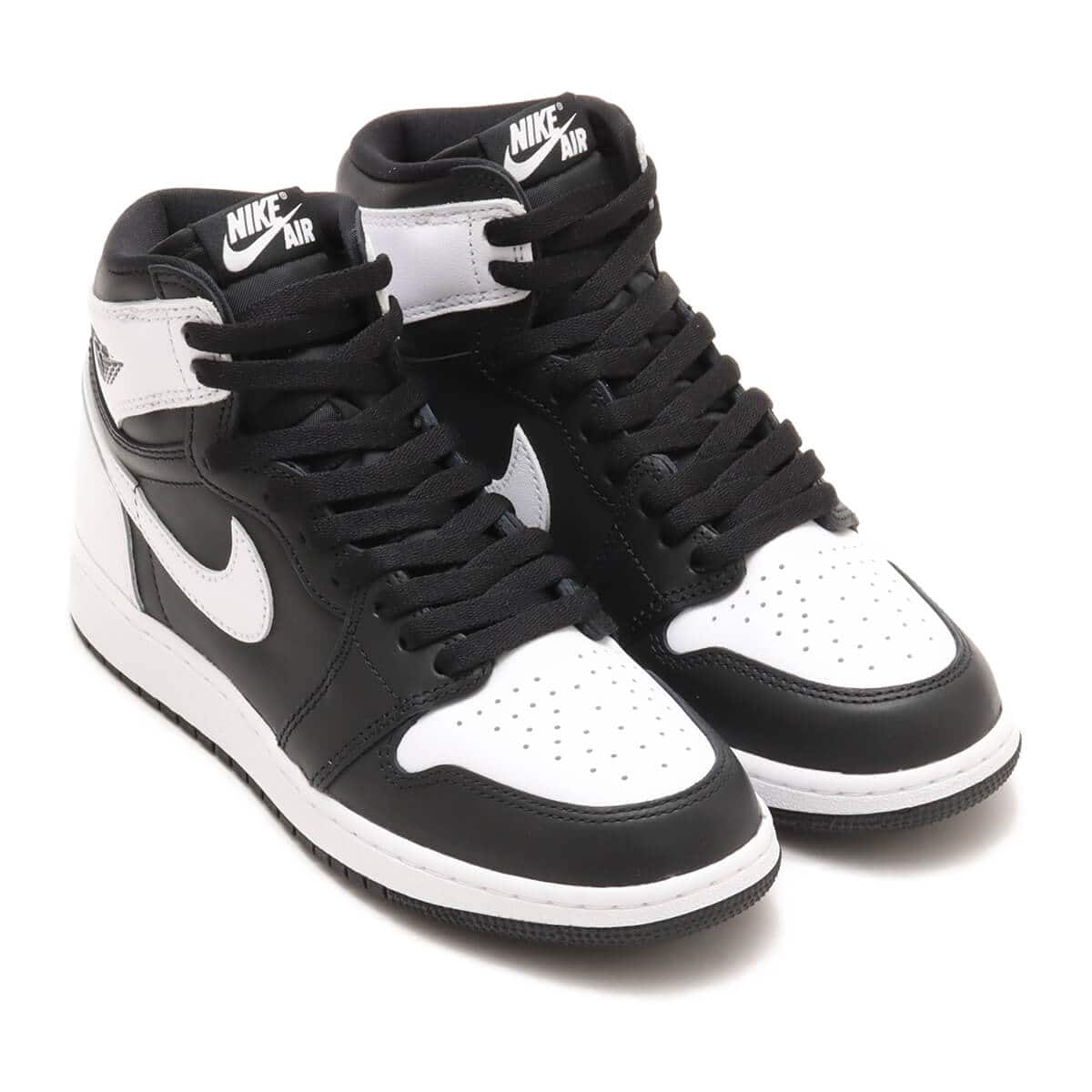 JORDAN BRAND AIR JORDAN 1 RETRO HIGH OG GS BLACK/WHITE-WHITE