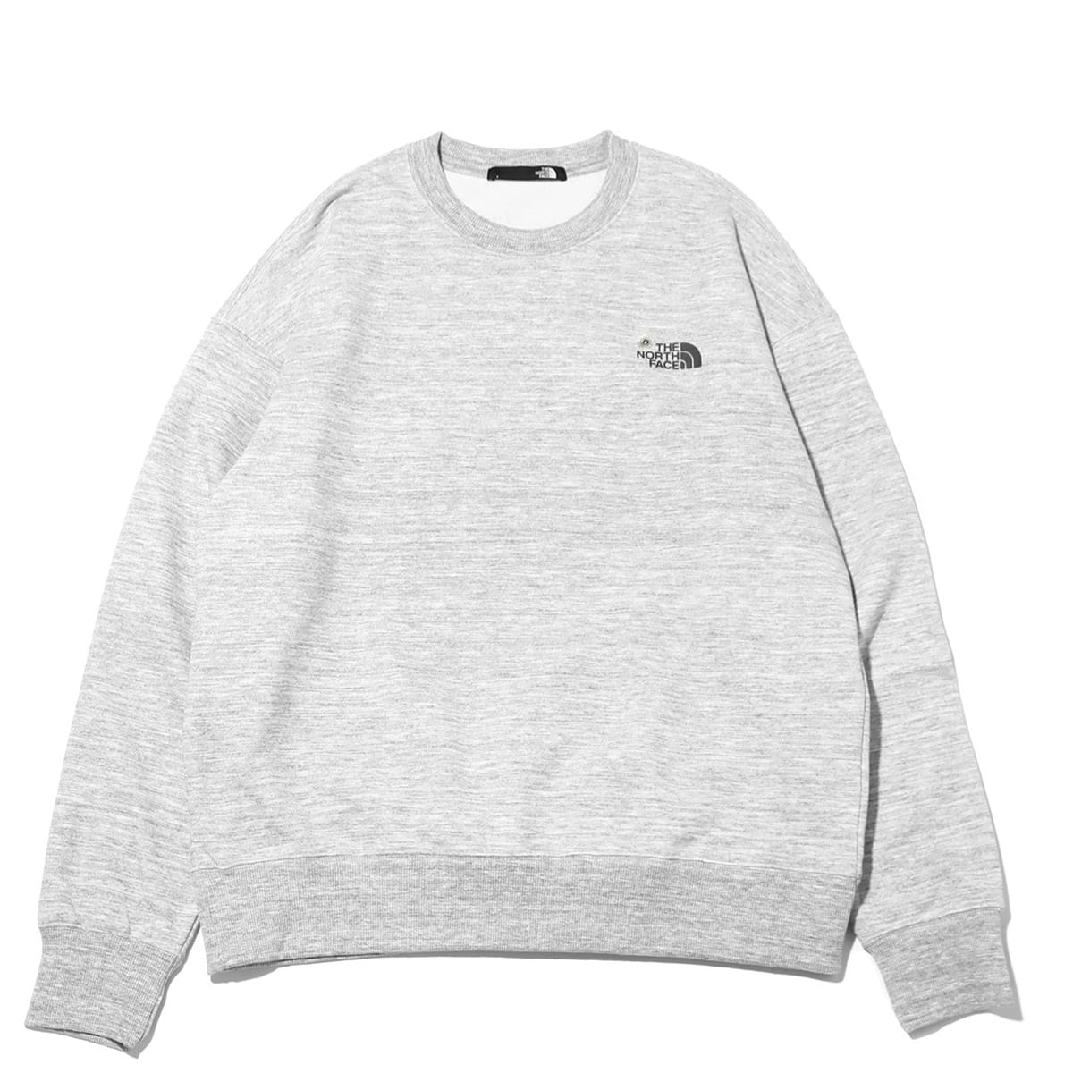 THE NORTH FACE FLOWER LOGO CREW ミックスグレー 23SS-I（ザ・ノース