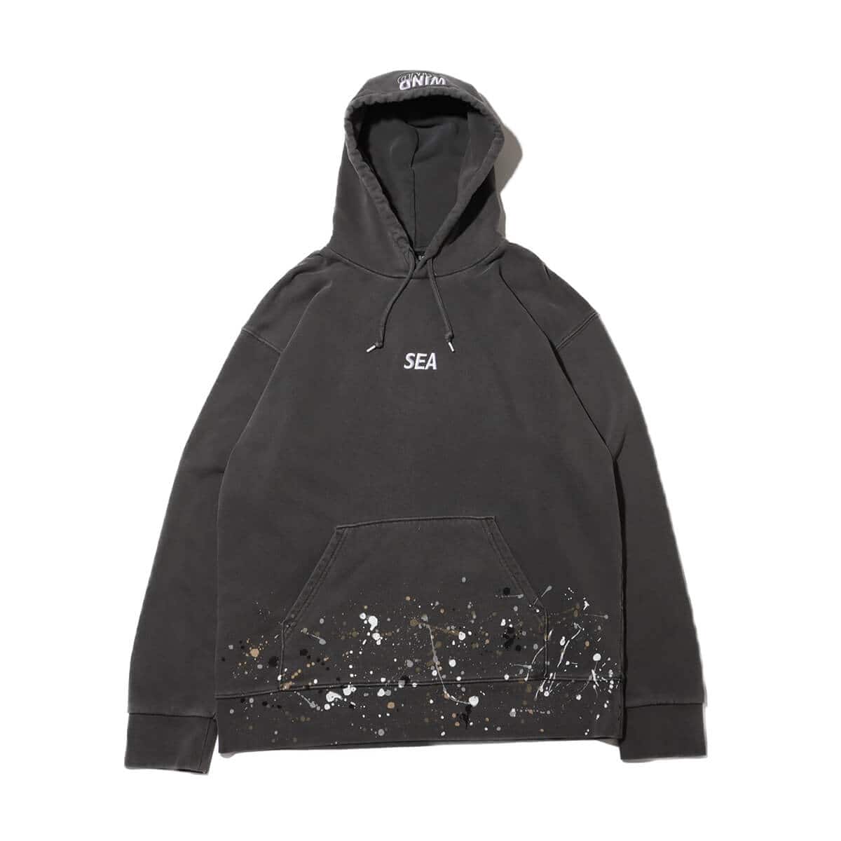 WIND AND SEA PAINT HOODIE GRAY 23HO-S（ウィンダンシー ペイント