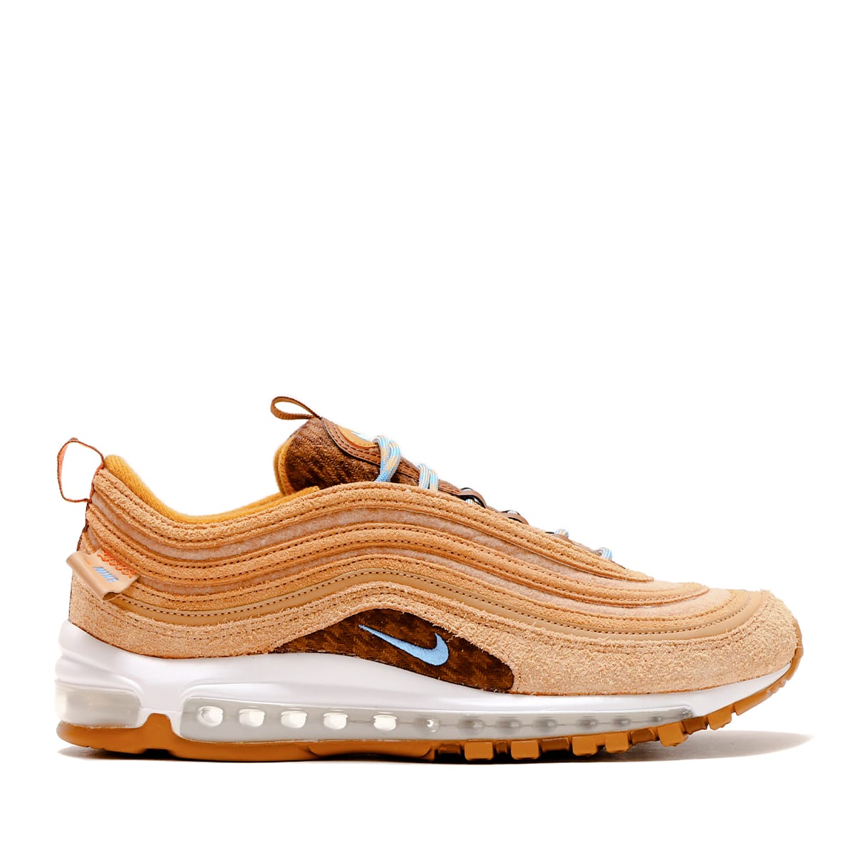 NIKE AIR MAX 97 SE PRALINE/UNIVERSITY BLUE-DESERT OCHRE 22HO-I