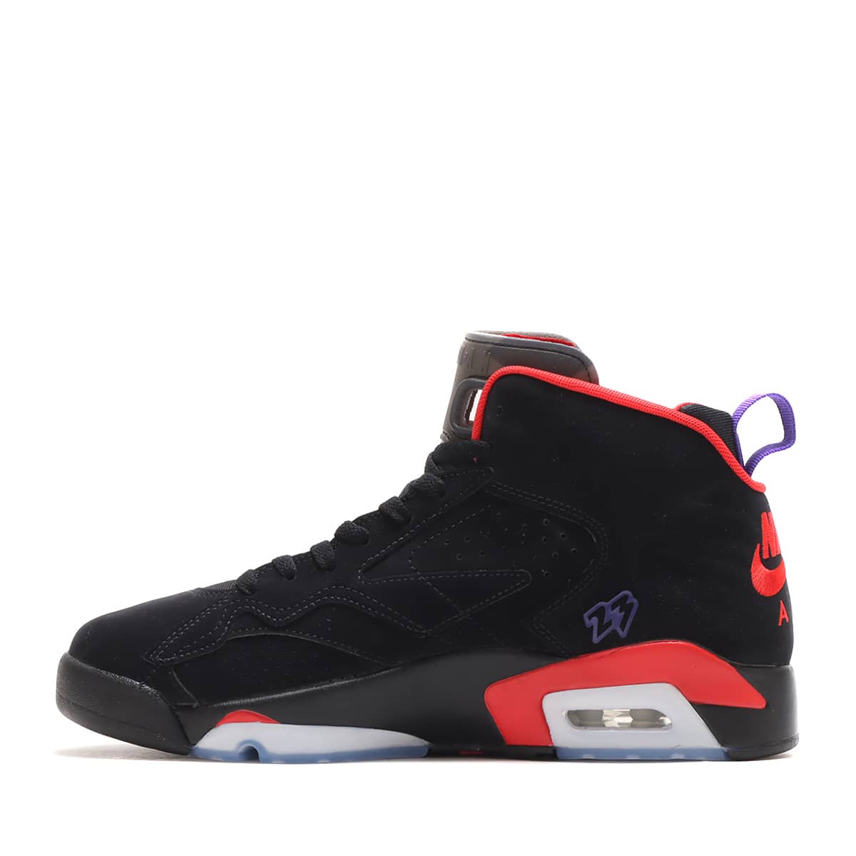JORDAN BRAND JORDAN MVP BLACK/DARK CONCORD-UNIVERSITY RED 23FA-I