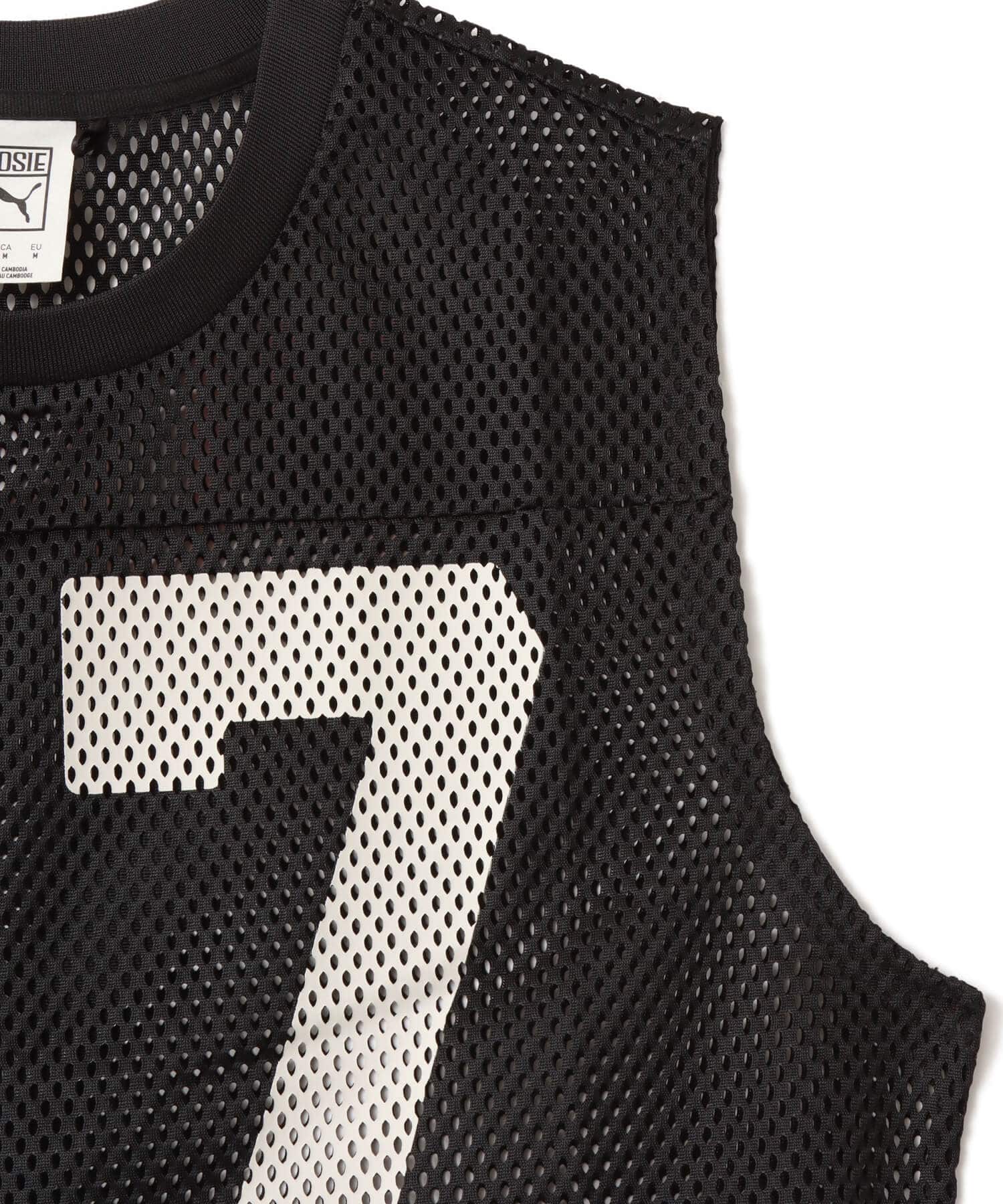 PUMA PUMA x ROSE RELAXED MESH TOP PUMA BLACK（プーマ プーマ x ロゼ