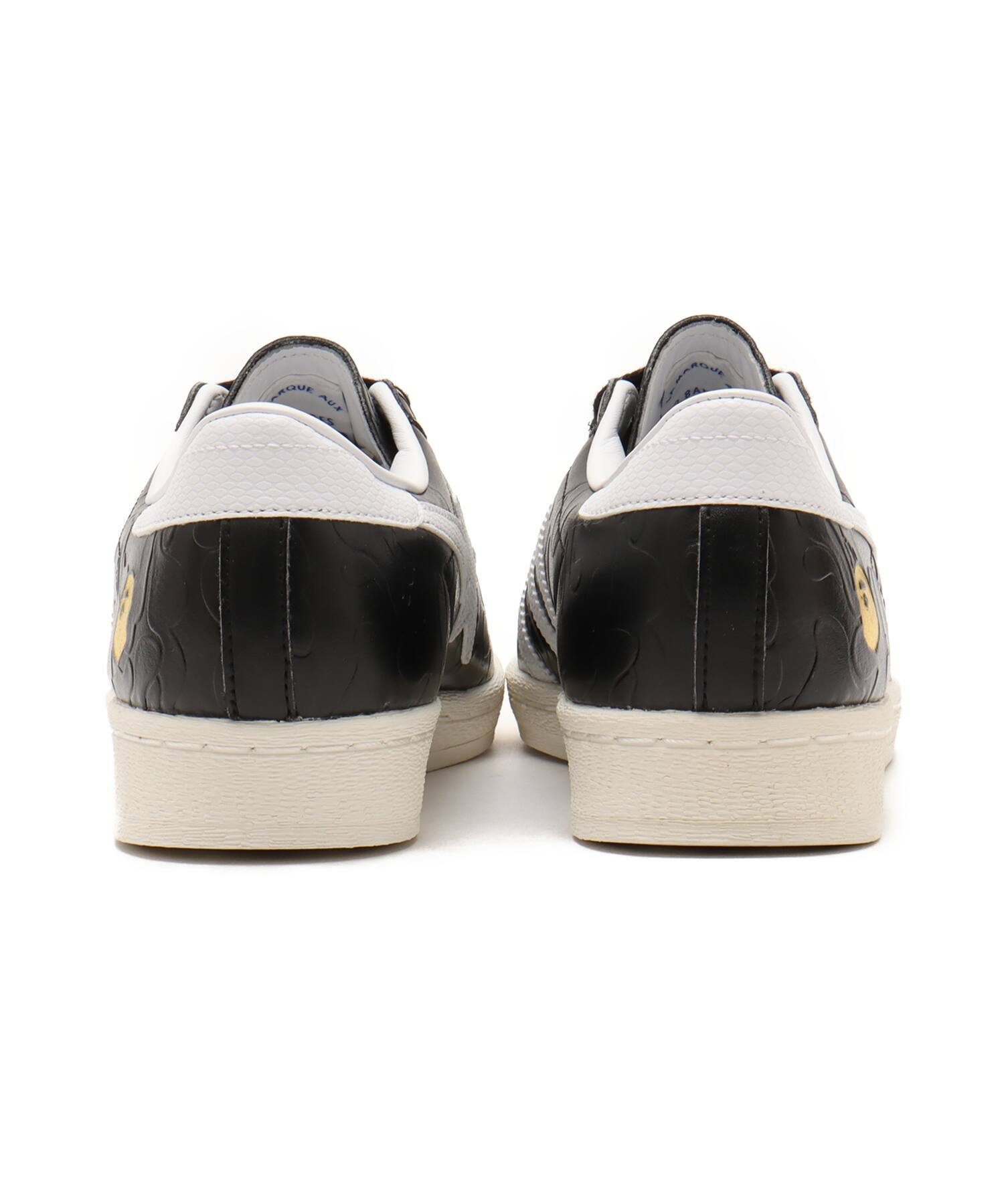 adidas SUPERSTAR VINTAGE BAPE atmos CORE BLACK/FOOT WEAR WHITE/OFF