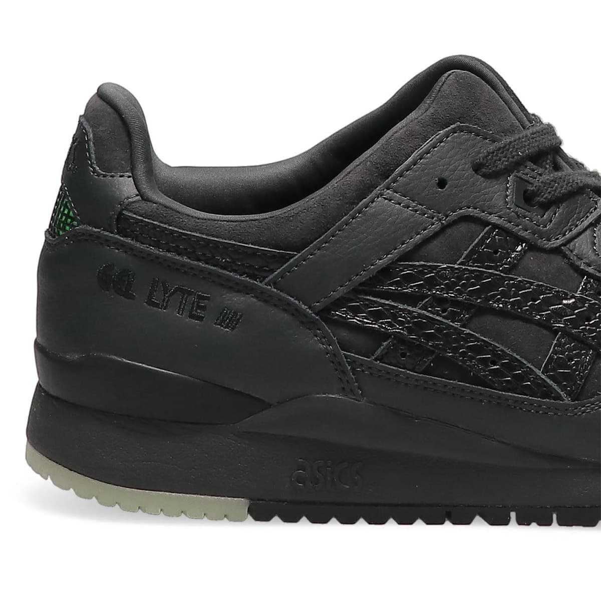 asics GEL-LYTE III OG PYTHON BLACK/BLACK（アシックス ゲルライト