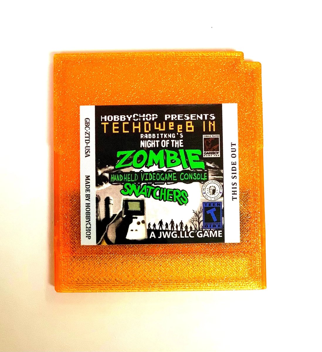 Techdweeb Zombies - Puzzle Platformer - GBA/GBC Cartridge | HobbyChop