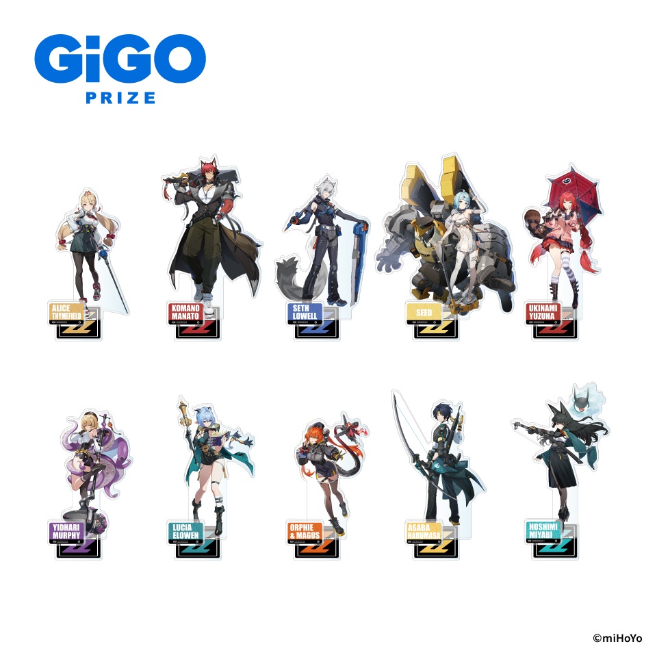 GIGO限定】ゼンレスゾーンゼロ ホログラム缶バッジ vol.2 10種セット