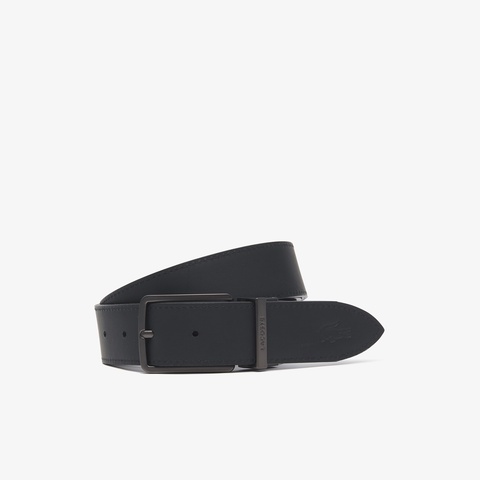 リバーシブルガンメタバックルレザーベルト PLM0626 - ラコステ