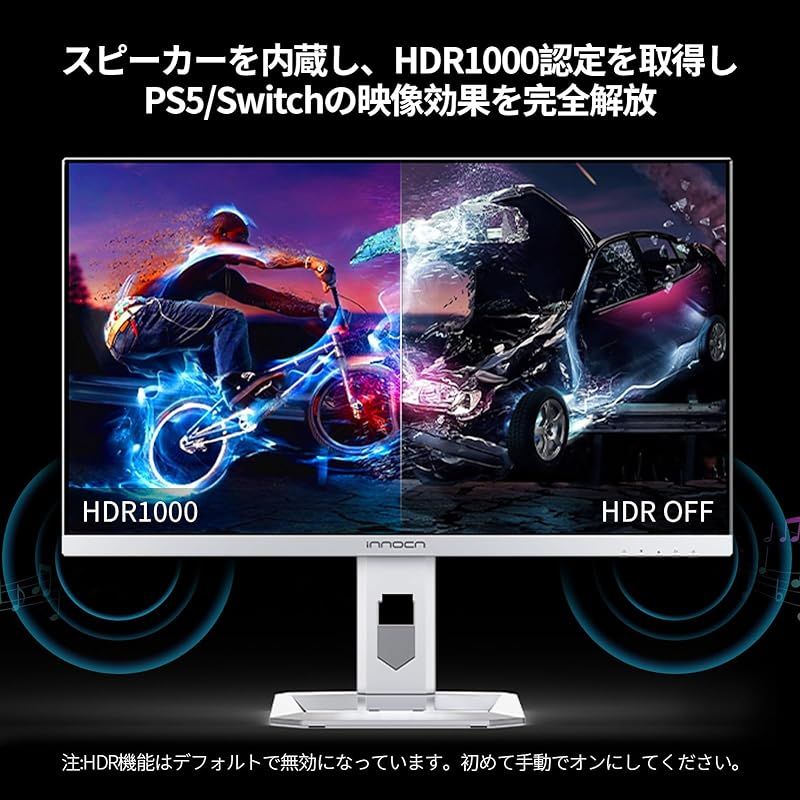 INNOCN 27M2V 27インチ ゲーミングモニターミニLED 4K モニター UHD