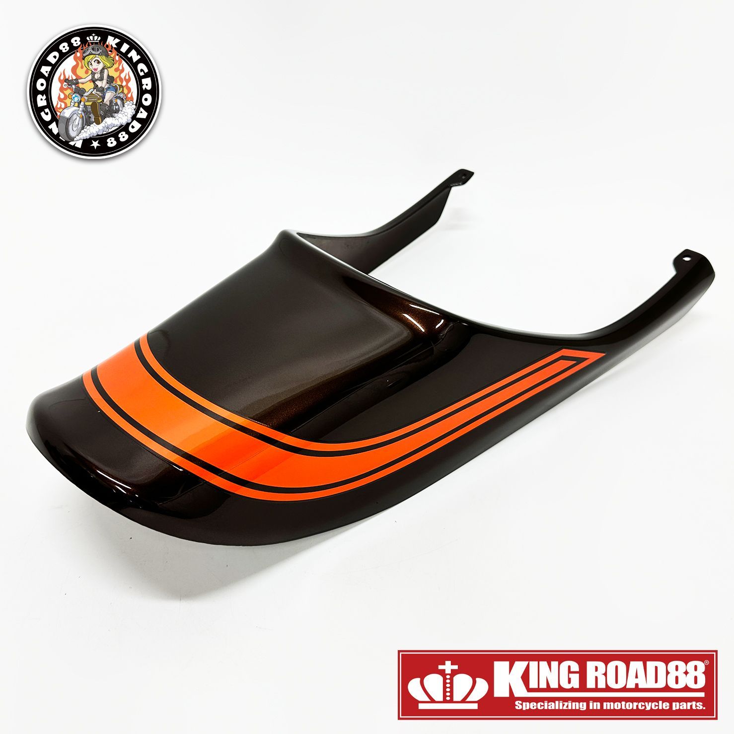 新商品 】カワサキ ゼファー400 KingRoad88 Z2 仕様 火の玉 橙 茶 塗装