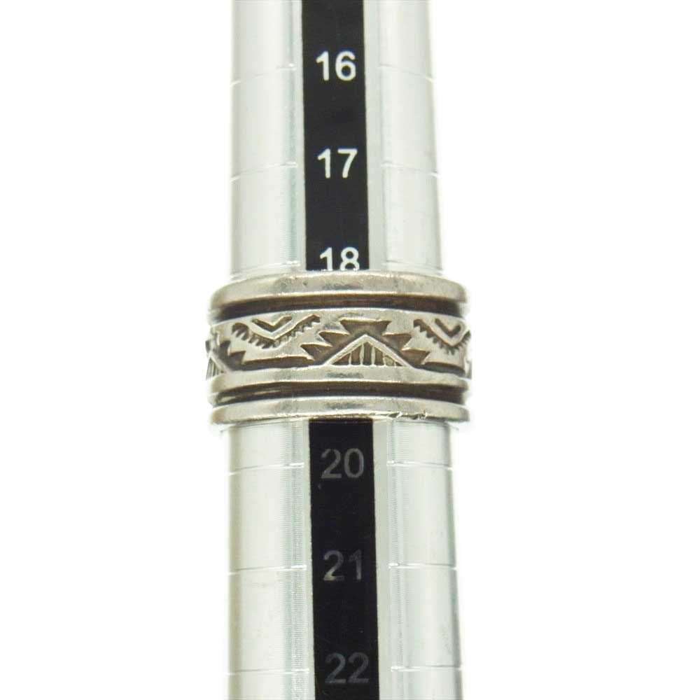 トロイ ラナー TROY LANER スタンプワーク シルバー リング Navajo