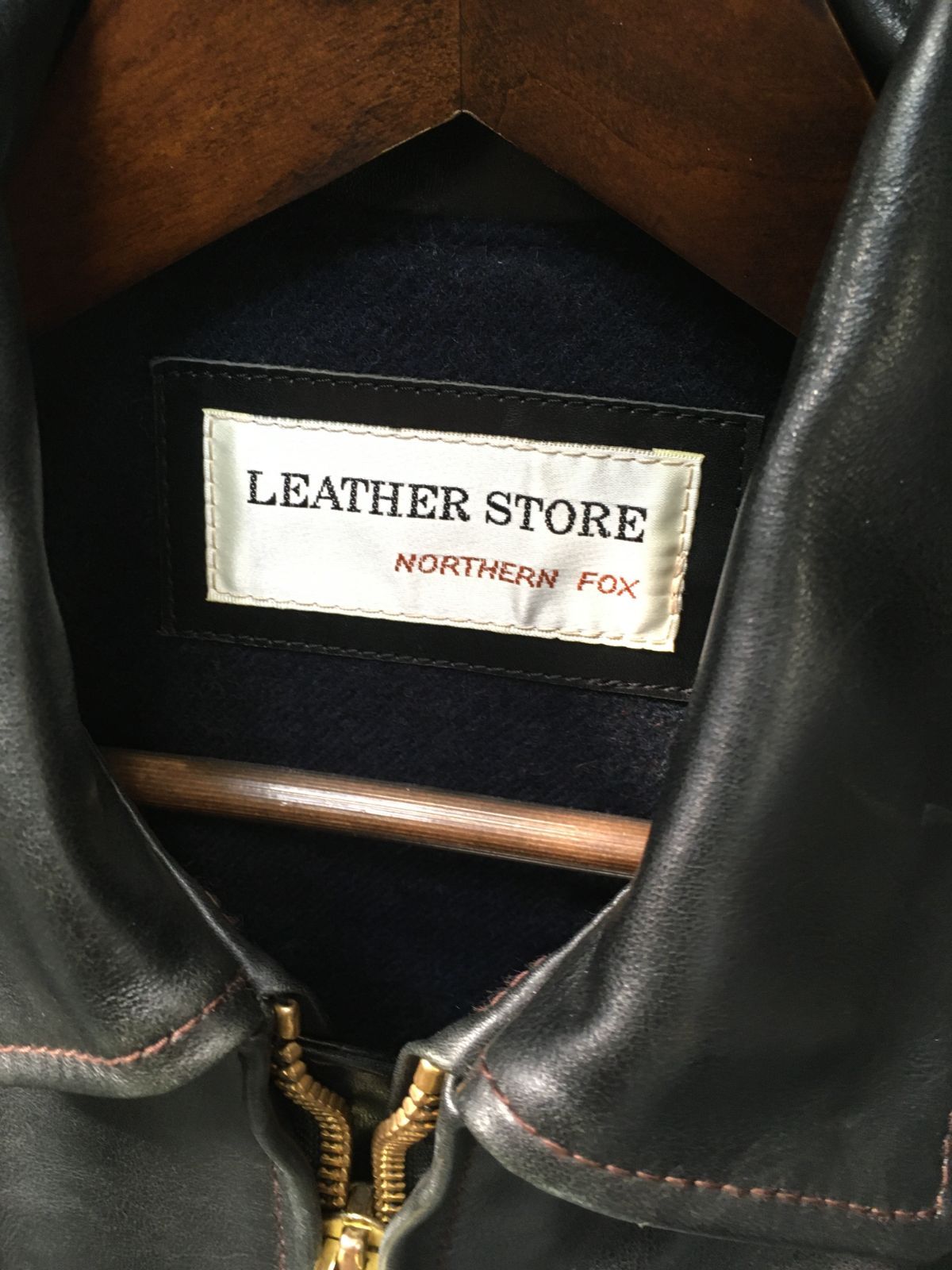 ノーザンフォックス レザージャケット 黒 34 - メルカリ