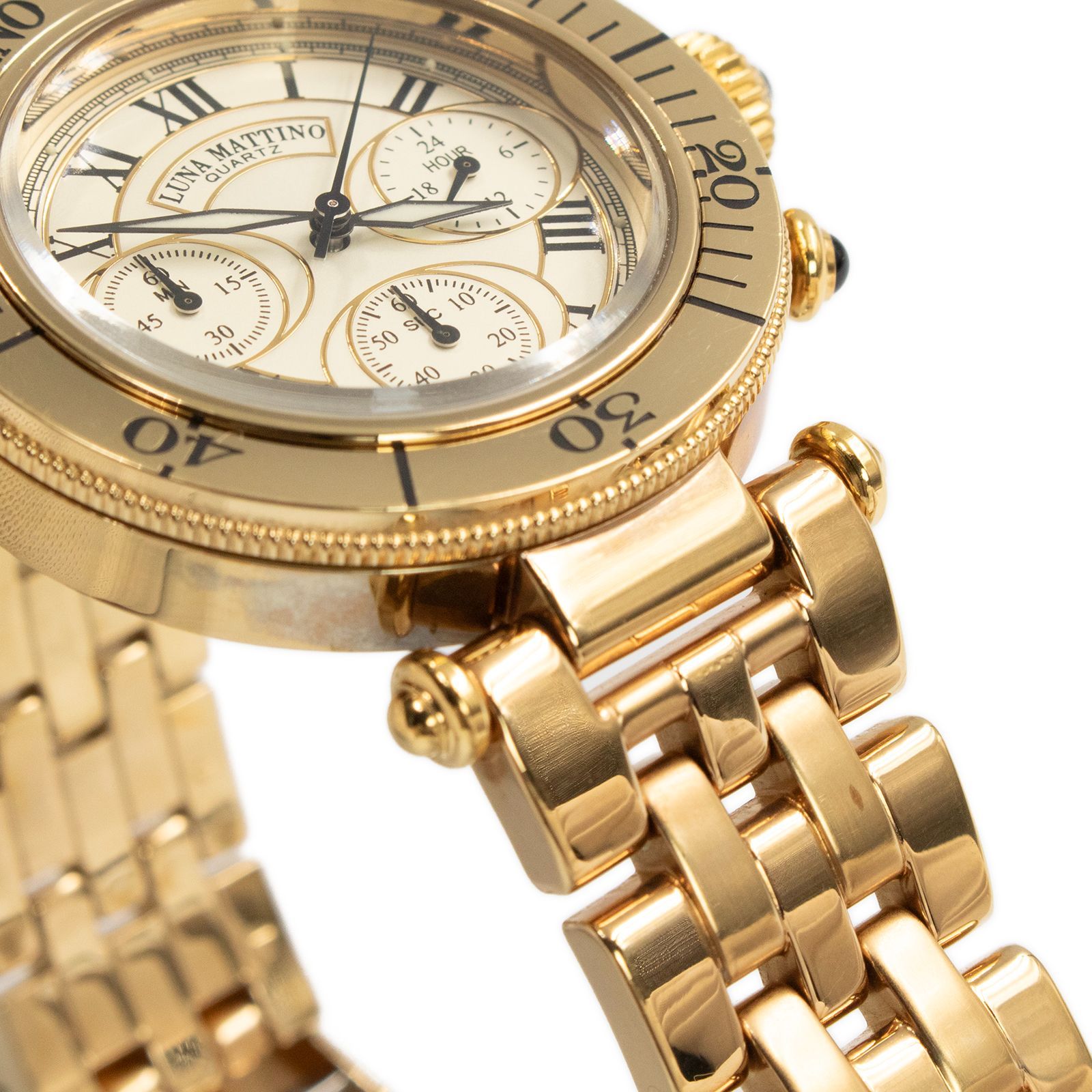 送料無料 ルナマティーノ 腕時計 クォーツ メンズ RMZ-5700-C 黄色