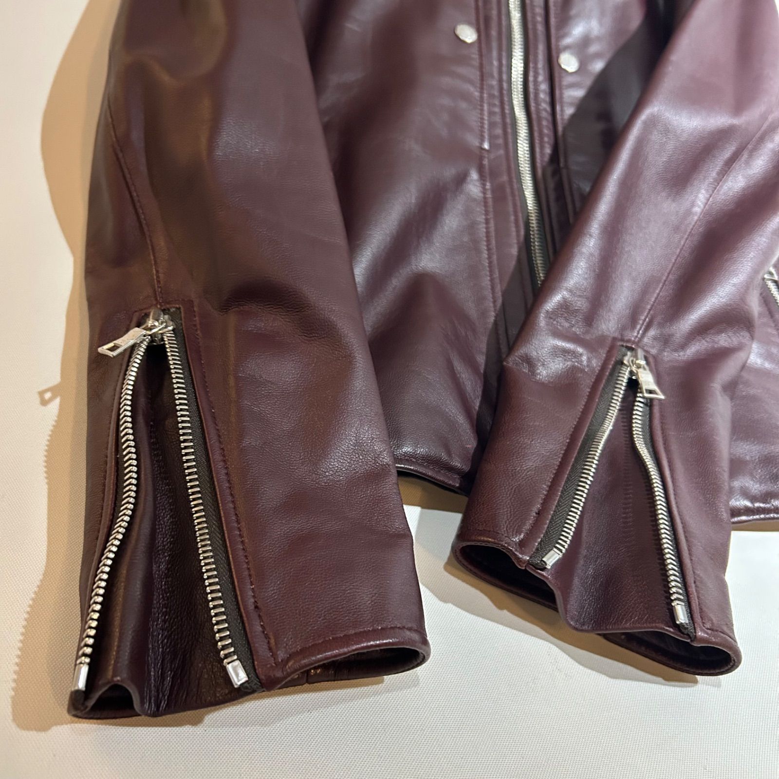 PSポールスミス PS Paul Smith シングルライダースジャケット ゴート