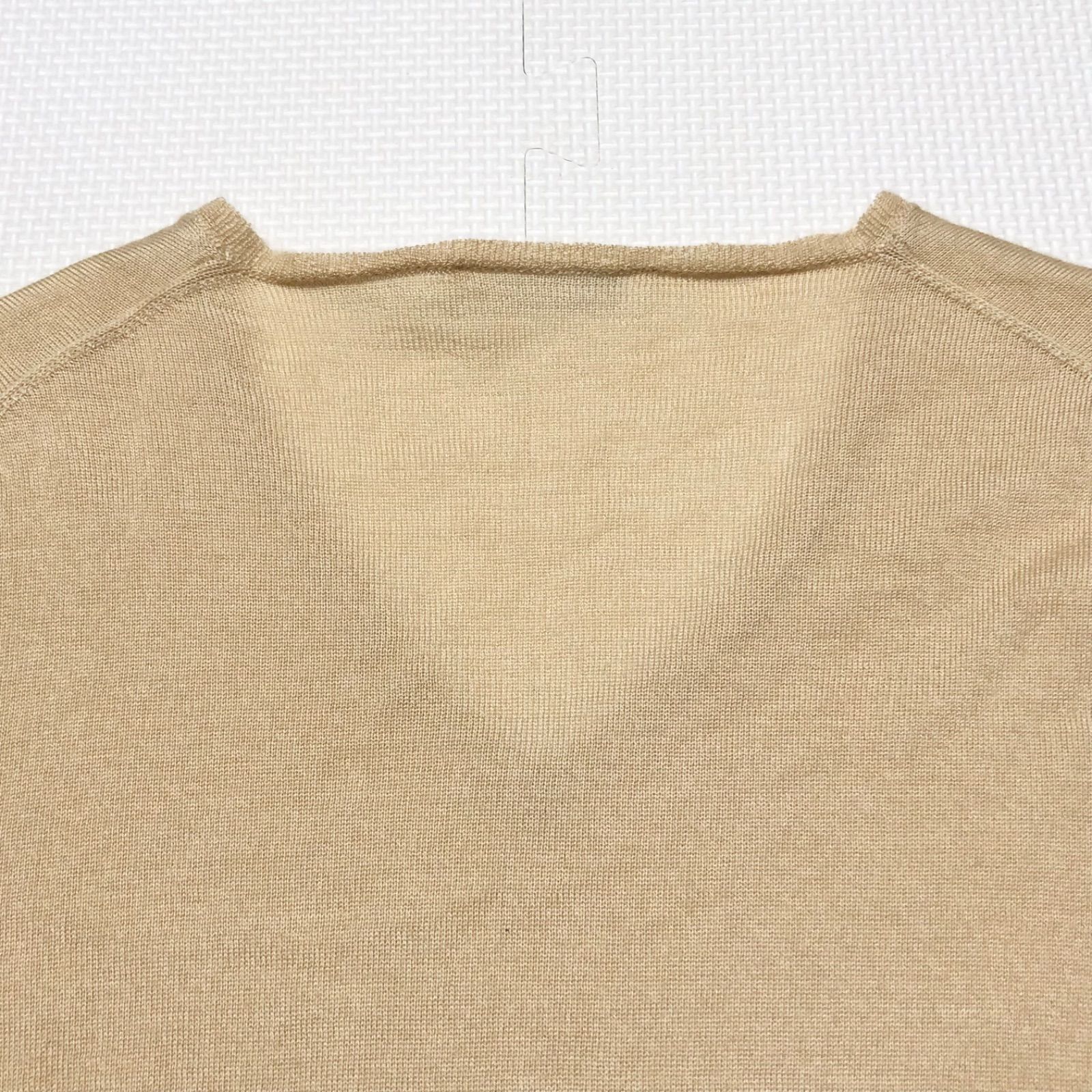 □良品□希少シルク混カシミヤ□PRADA プラダ Vネックニットセーター