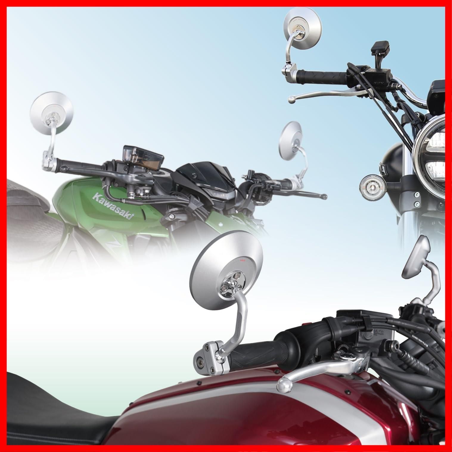 中古) タナックス ナポレオン バレンミラー バーエンドミラー 左右セット