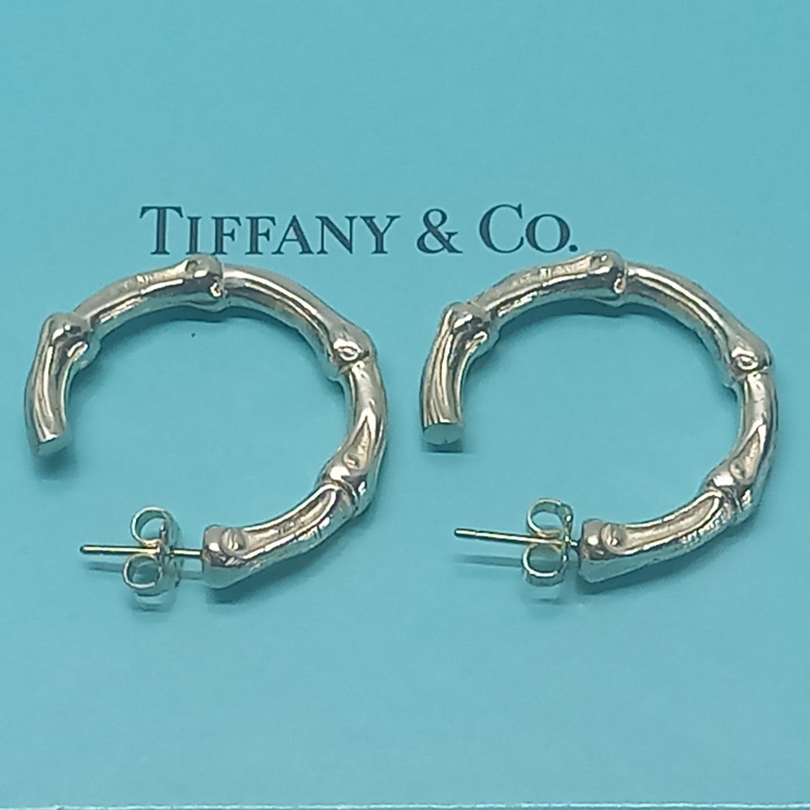 ティファニー バンブー フープ ピアス 925 シルバー TIFFANY &Co