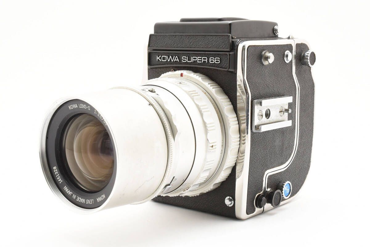 ☆コーワ KOWA SUPER 66 ボディ KOWA 55mm F3.5 コーワシックス SIX用