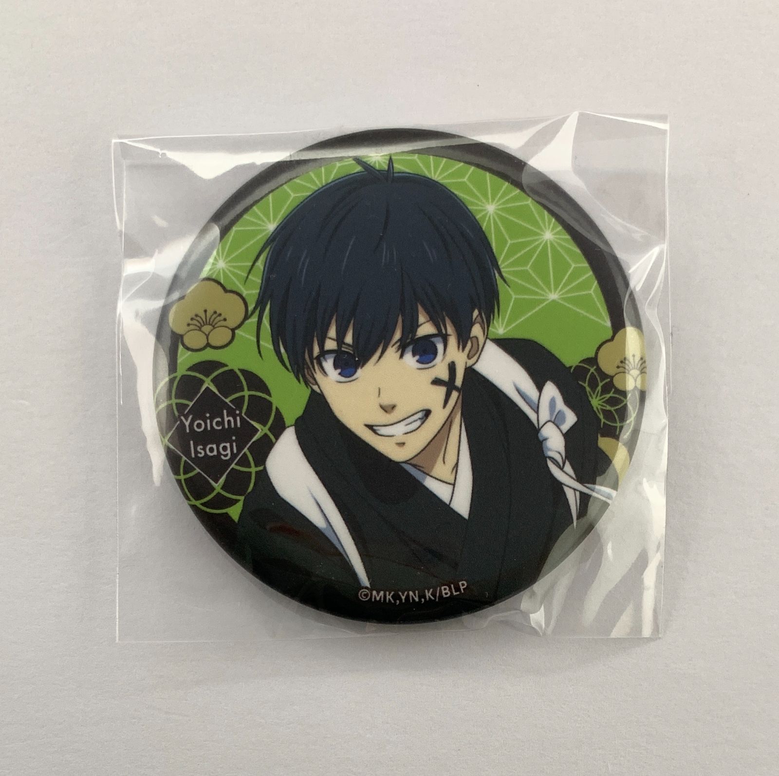 新品未使用】 ブルーロック 潔世一 アニメイトカフェ お正月 缶バッジ