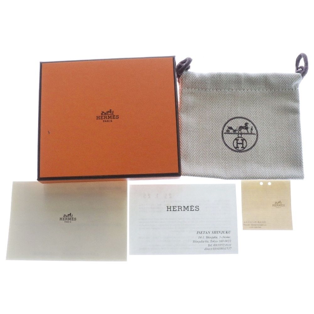 HERMES (エルメス) ポーカーGM ヴォーエプソン マネークリップ付き