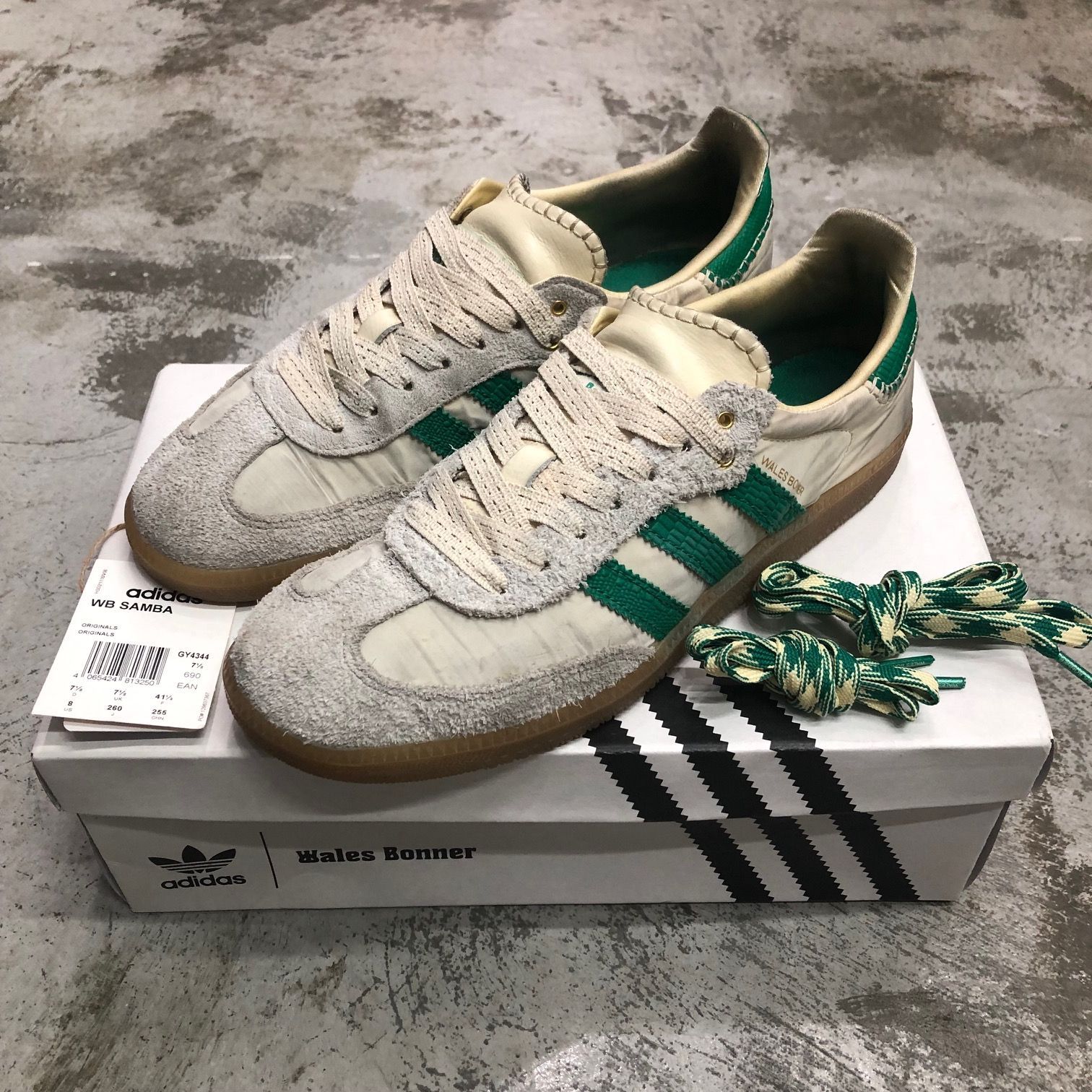 Wales Bonner adidas Originals 22SS Samba Sail/Green GY4344 サンバ