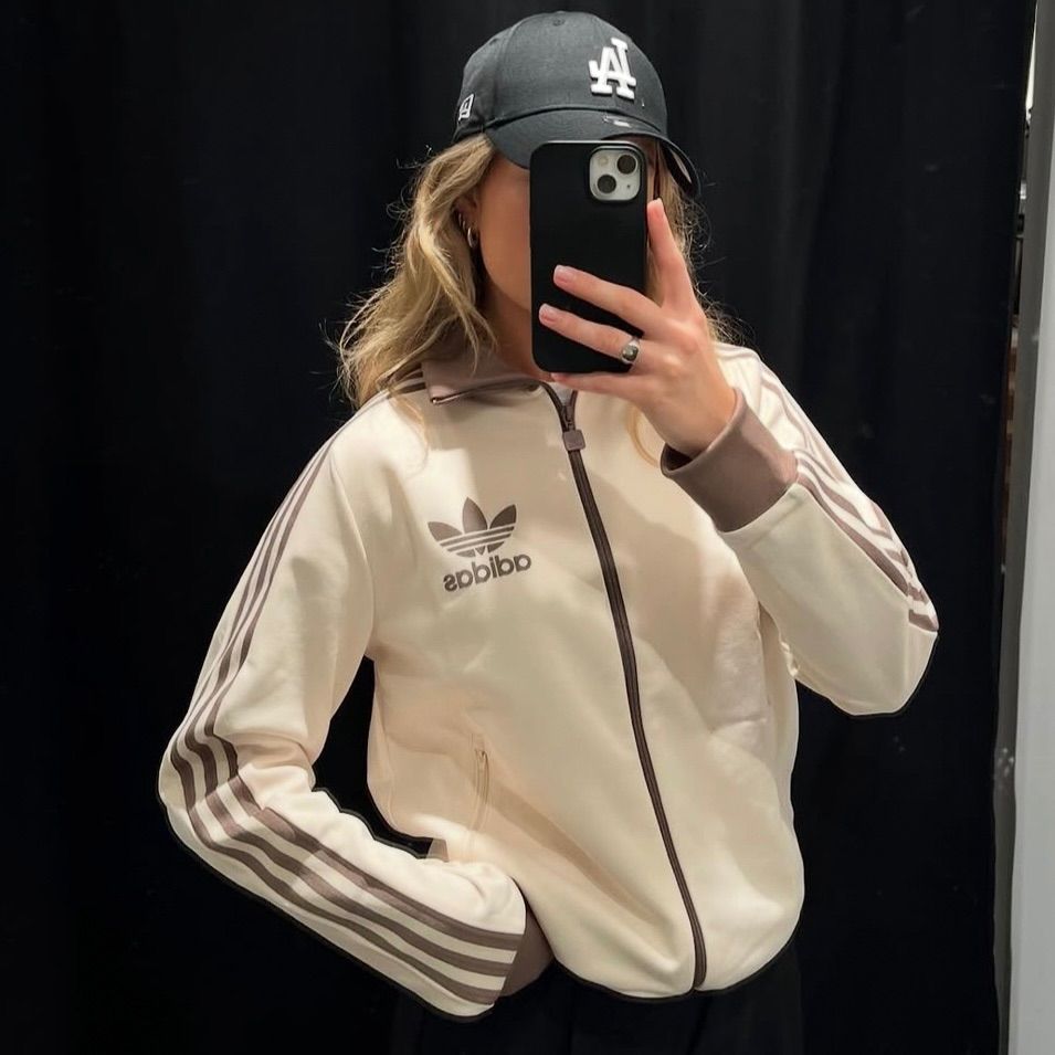 新品レディースL⭐️80s復刻 adidas トラックジャケット/ジャージ トレ