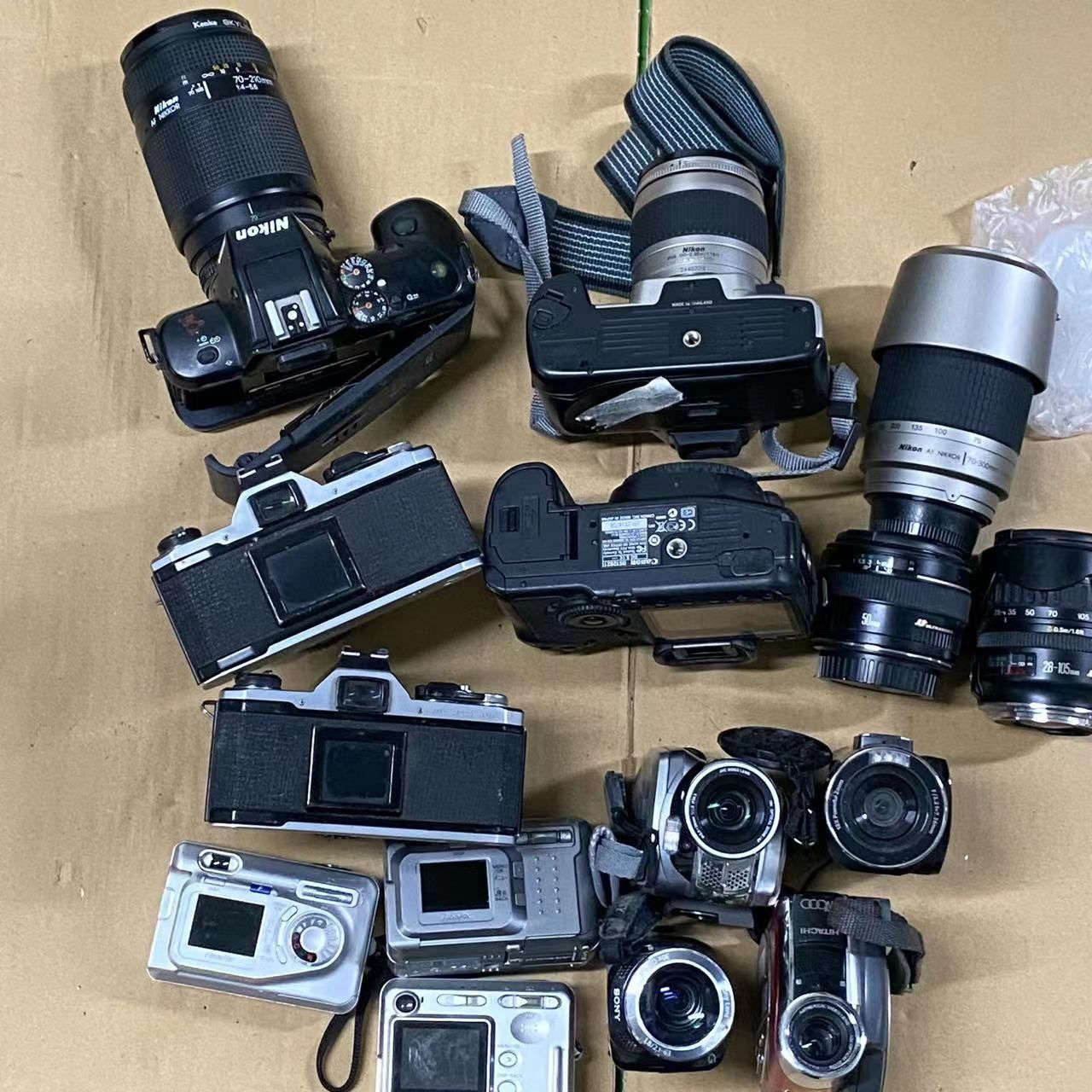 ジャンク扱い】 デジカメ FUJIFILM 一眼レフカメラ Nikon レンズなど