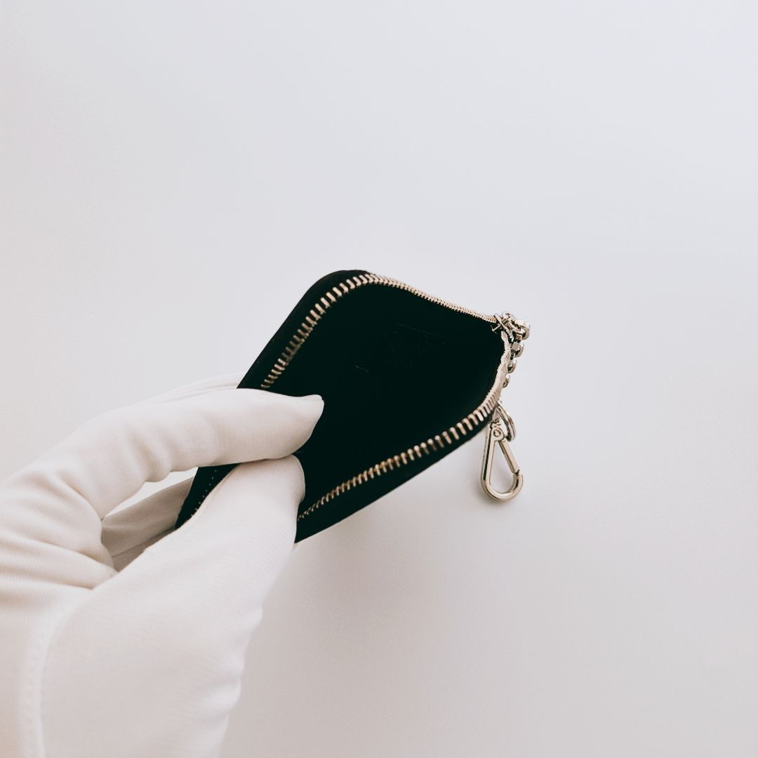 新品未使用】Acne Studios ジップレザーウォレット キーリング コイン