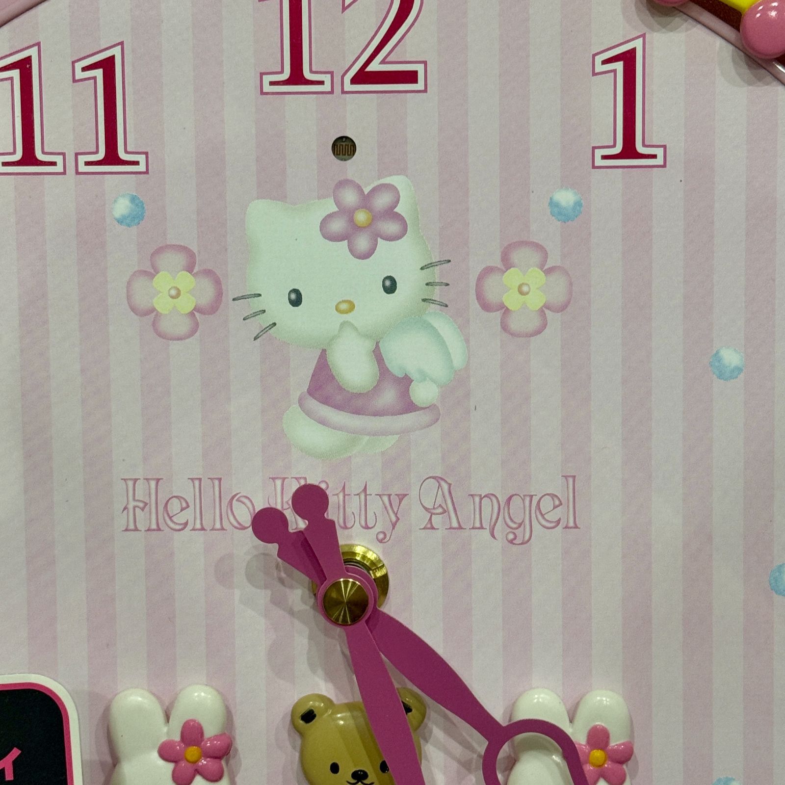 希少品】【廃盤品】ハローキティ メロディー掛け時計 リズム時計 Hello
