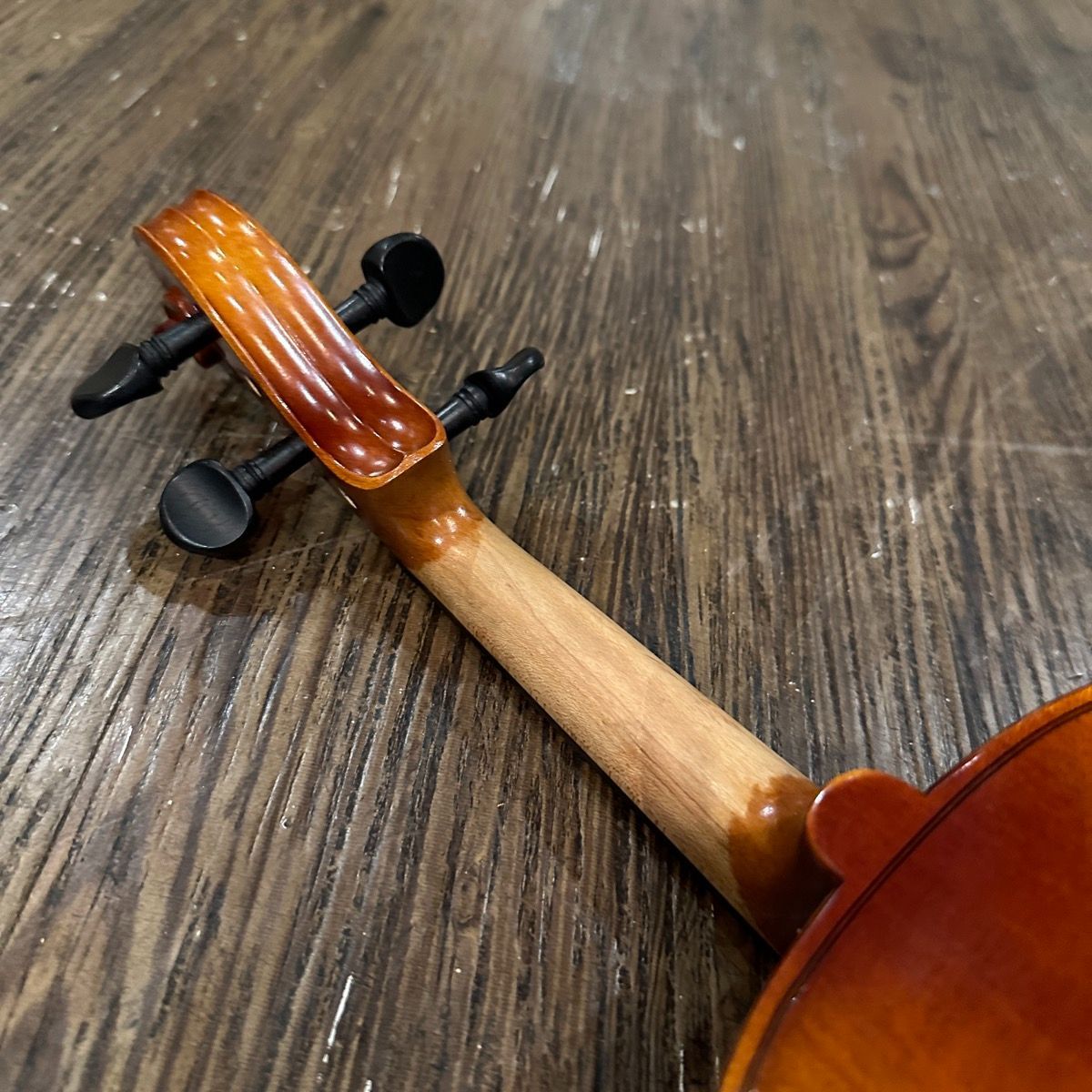 高級 バイオリン 鈴木 No.200 4⁄4 新品弓、肩当、松脂 定価6万 高級