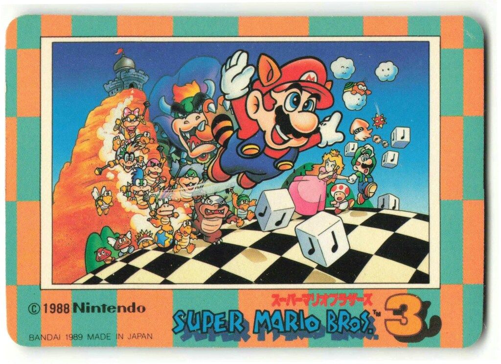 1988年当時物 スーパーマリオ3 B2ポスター 激レア 1988年当時物