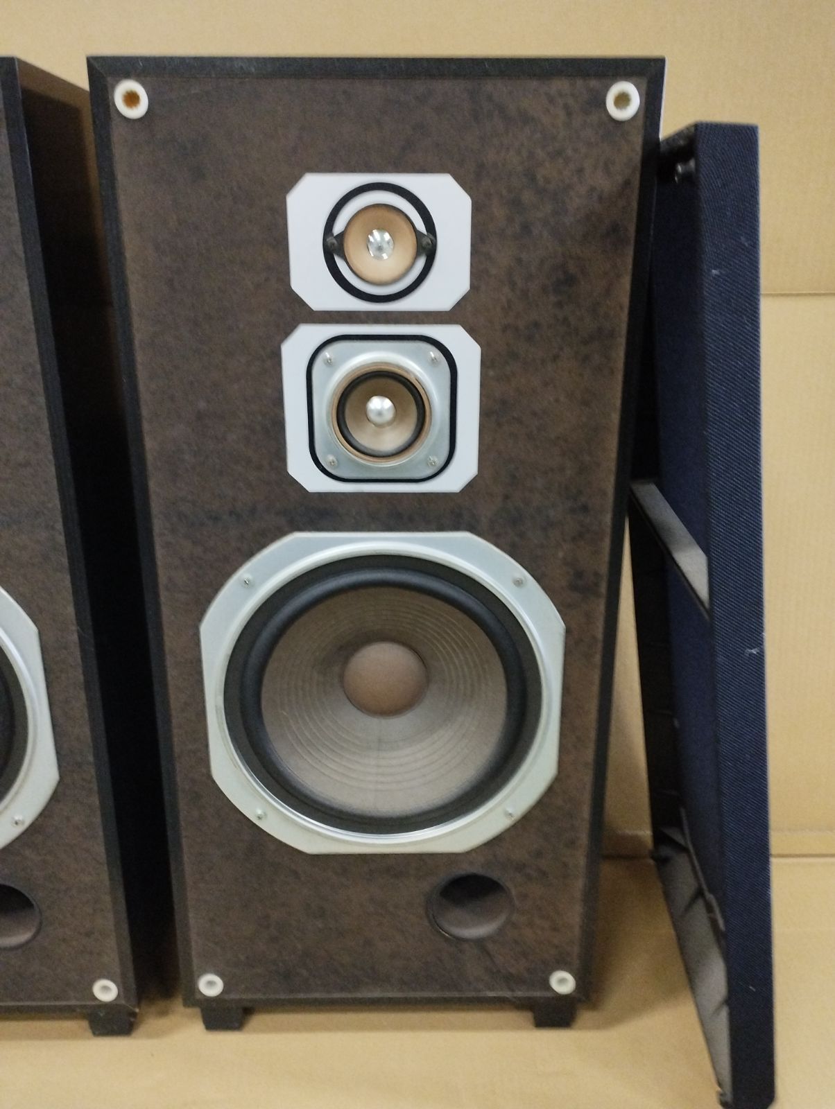 スピーカーセット レトロ アンティーク ビクター S-D55 ペア - メルカリ