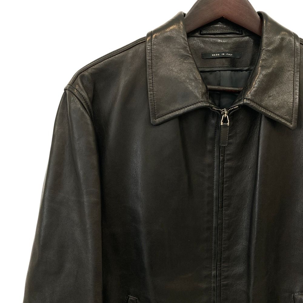 美品 GUCCI グッチ トムフォード期 レザー シングルライダース