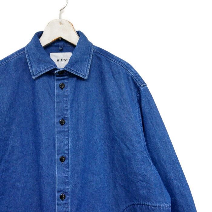 WTAPS ダブルタップス 国内正規 24SS WCPO 02 SHIRT LS COTTON DENIM