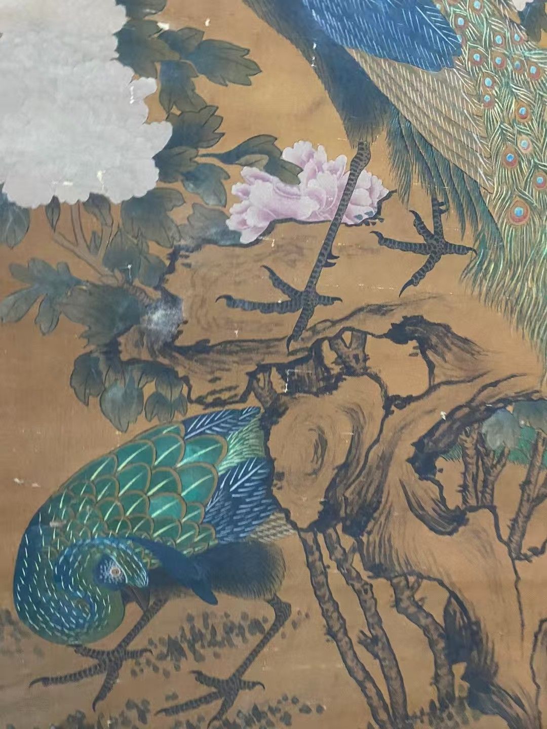 漢代 刺繍画 鳥草紋 中国 骨董品 古美術 古代シルク 絹 絵画 【公式通販】