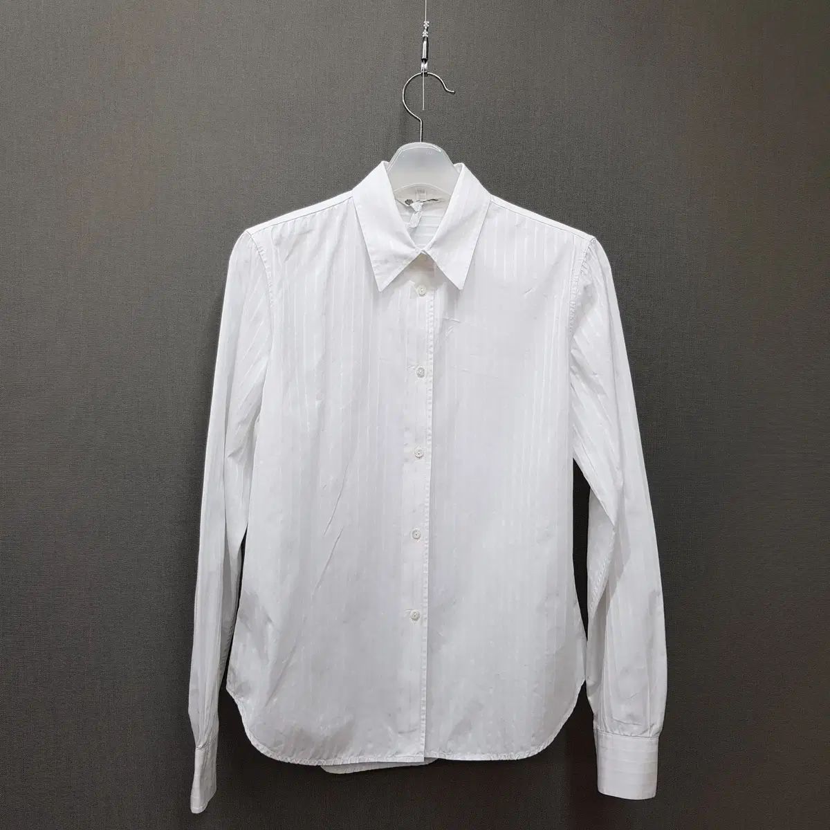 ロロ・ピアーナ Loro Piana ストライプ コットン シャツ サイズ46