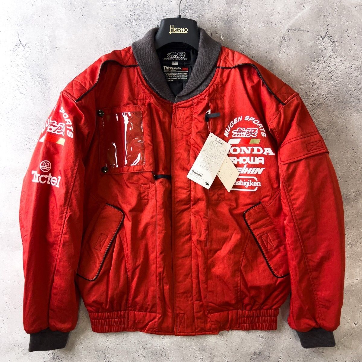 新品 90s デッドストック HONDA ホンダ 無限 MUGEN SPORTS 中綿 F-1