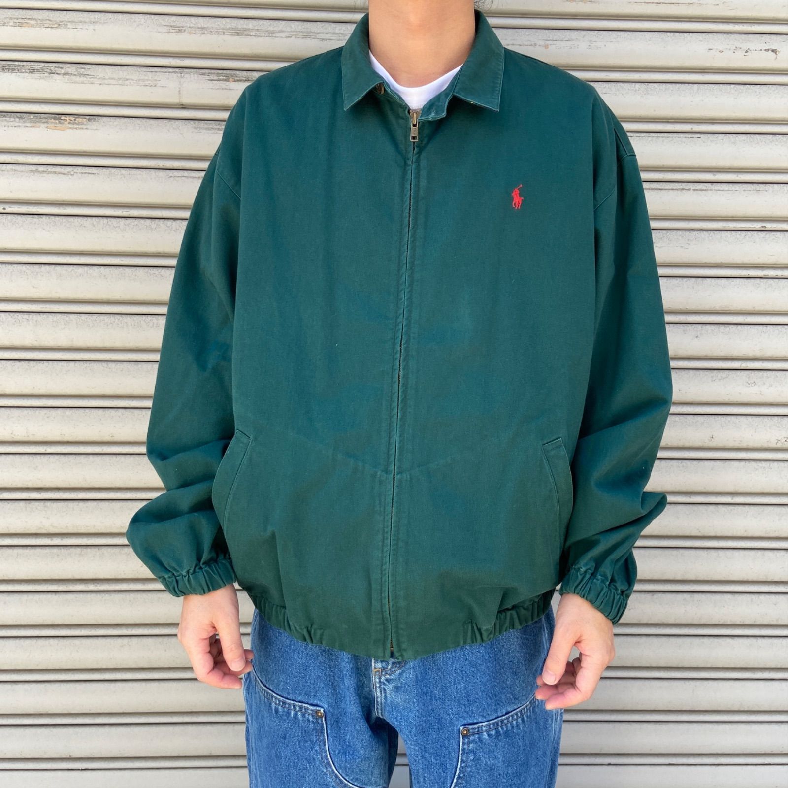 80s☆ラルフローレン☆スウィングトップ☆三角タグ☆ハリントン