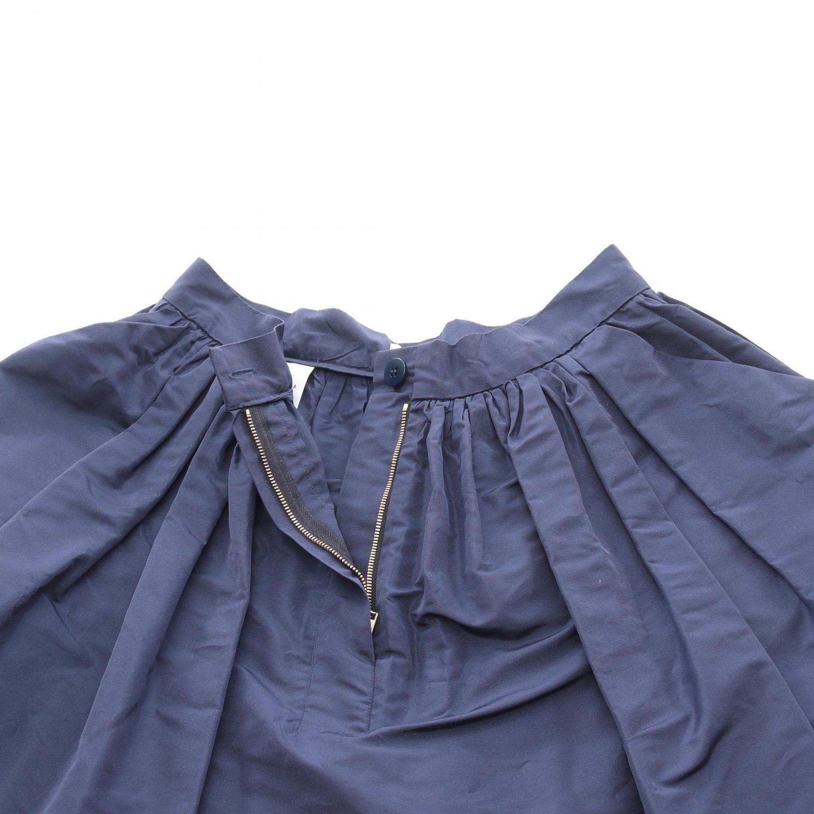 おおおむ MIU MIU ブルー フレアスカート サイズ36 おおおむ MIU MIU