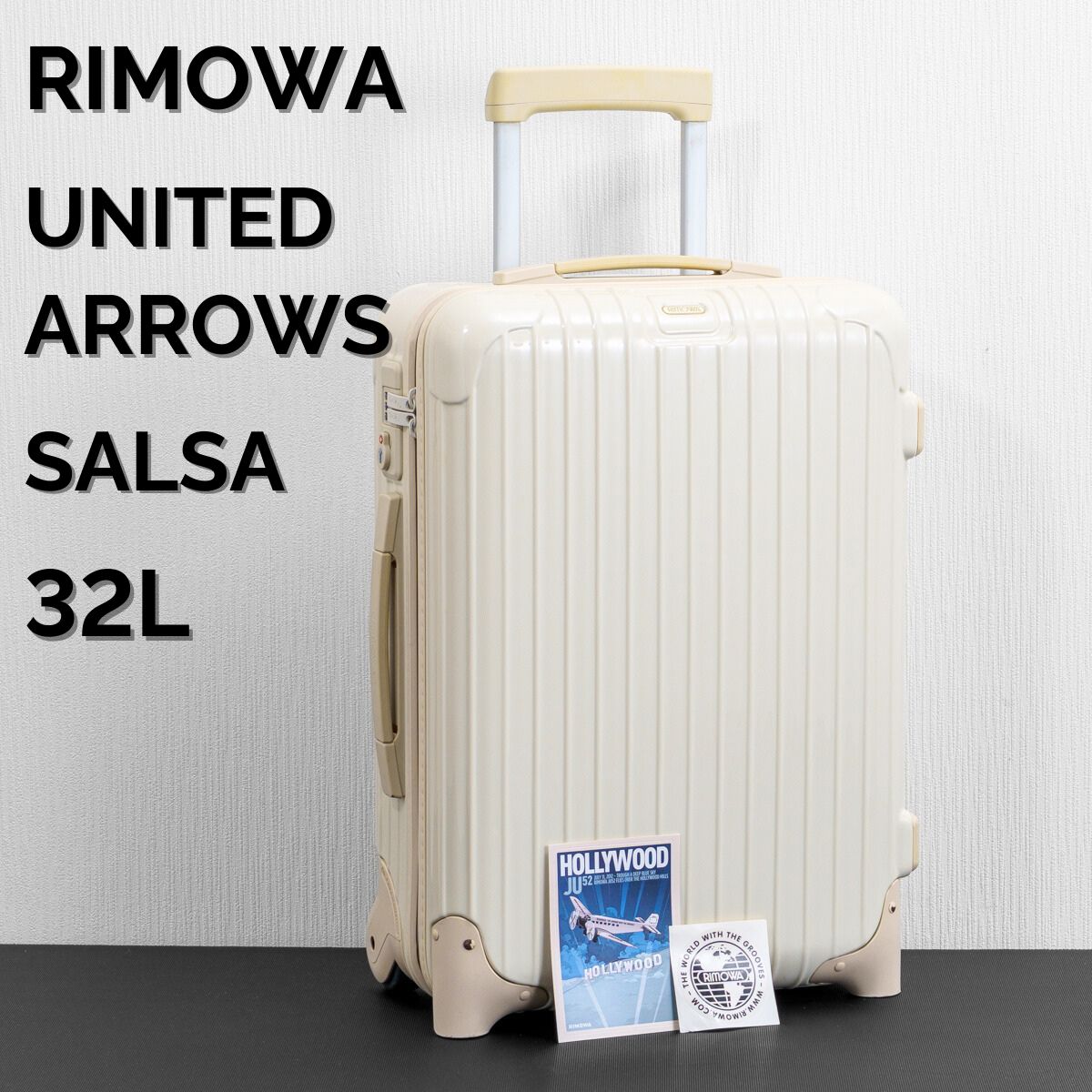 美品 RIMOWA リモワ ユナイテッドアローズ SALSA サルサ 32L 機内