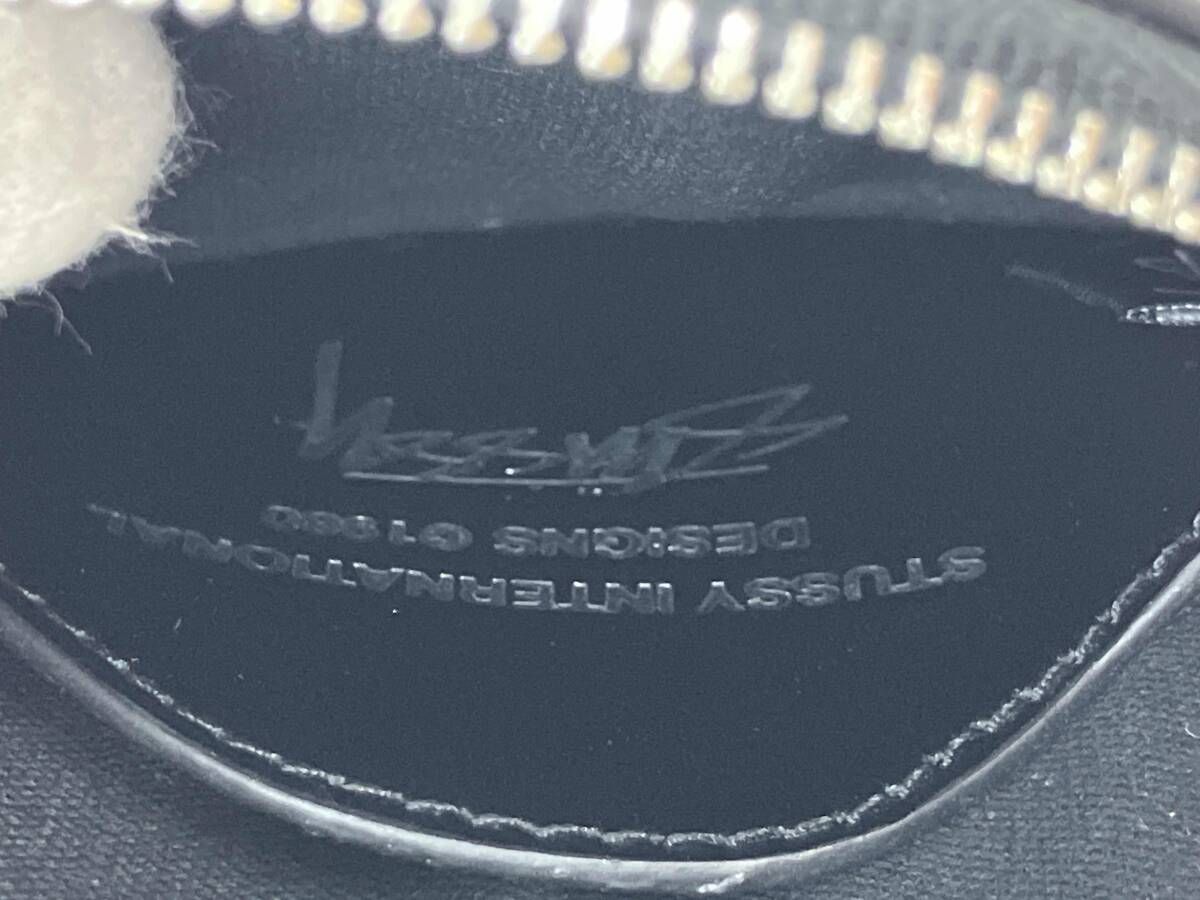 STUSSY ステューシー コインケース SURF DOT LEATHER POUCH レザー