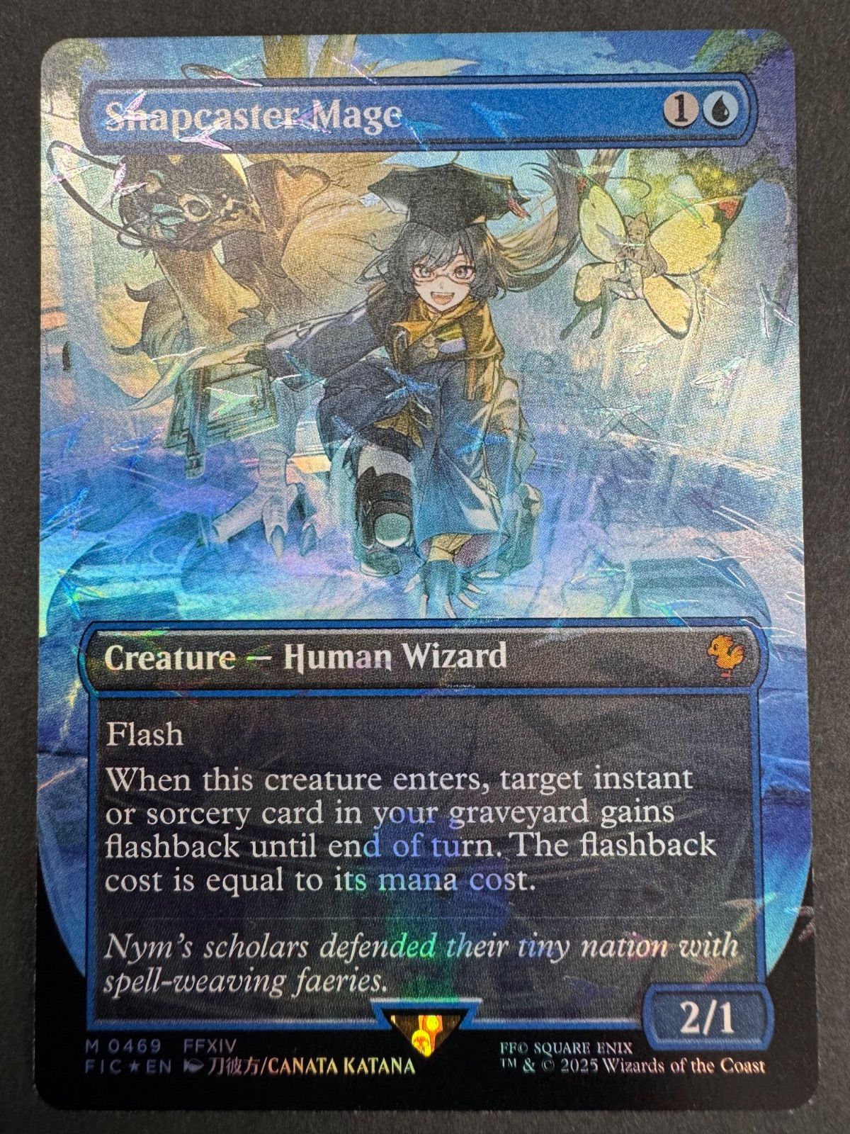 mtg 瞬唱の魔道士 チョコボトラック 日本語 foil MTG【瞬唱の魔