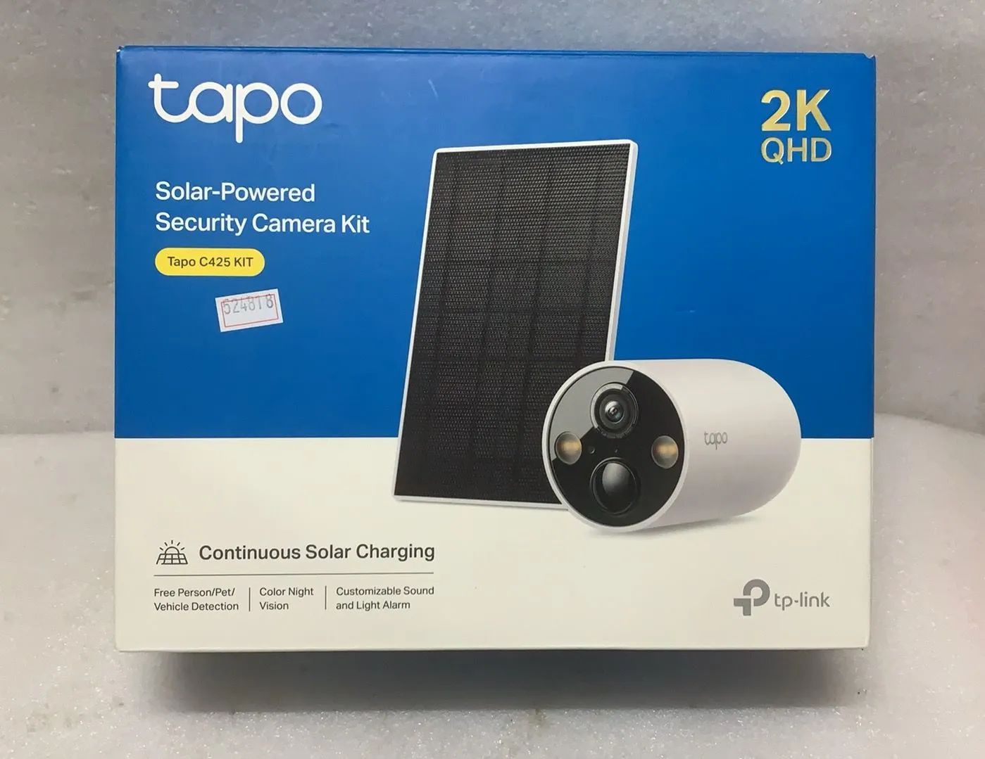 TP-Link Tapo C425 KIT カメラ＆ソーラーパネルのみ --524818 - メルカリ