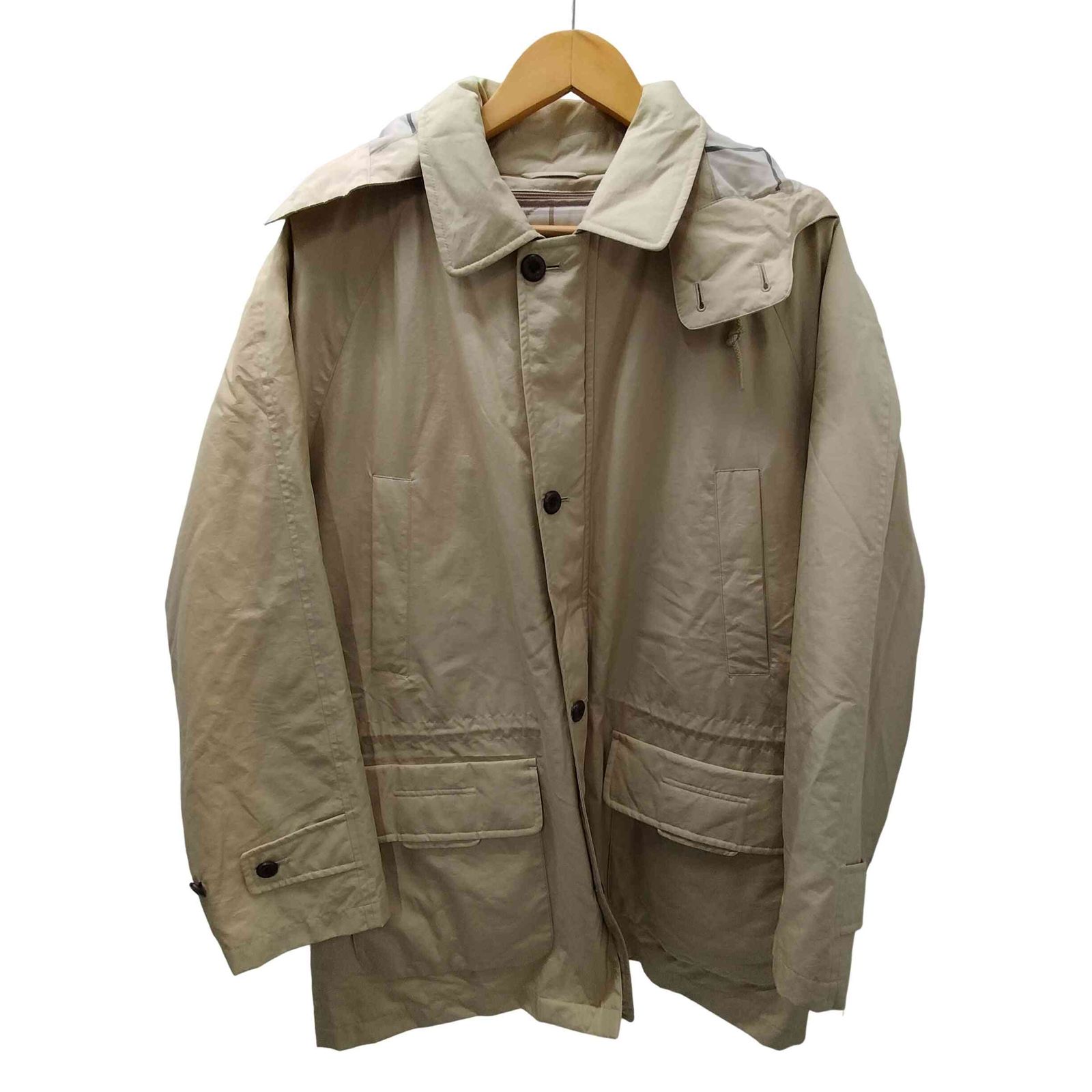 バーバリーズ BURBERRYS 90S 裏地キルティングチェックライナー モッズ