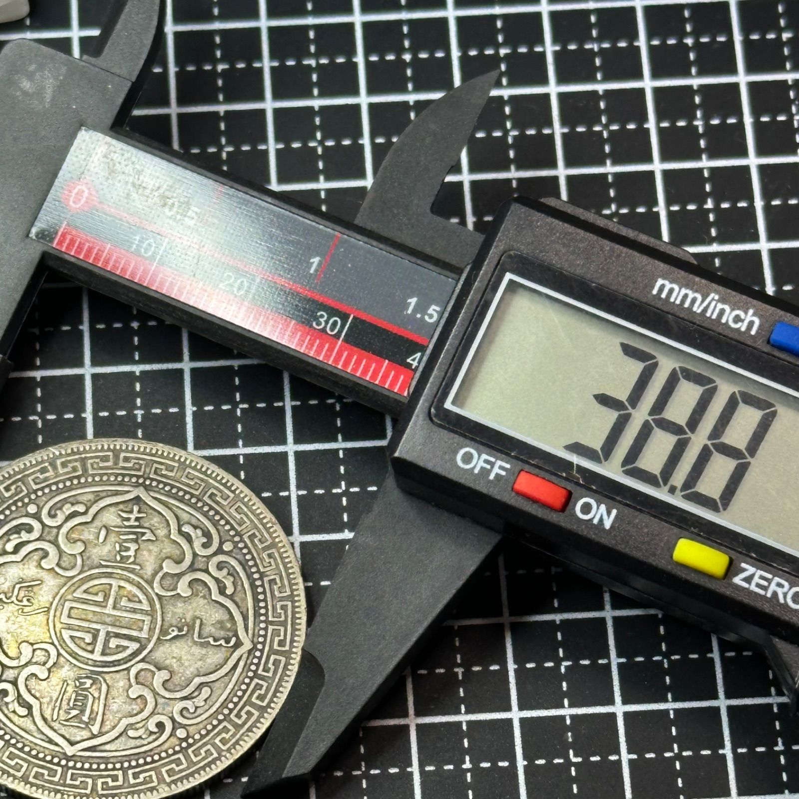 銀貨】1911年 香港 1ドル銀貨 ブリタニア立像／寿字×中国文字意匠 26.7