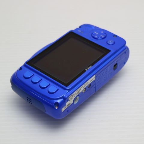 美品】【スマホ転送OK】ニコン Nikon COOLPIX S33 ブルー スマホ転送OK