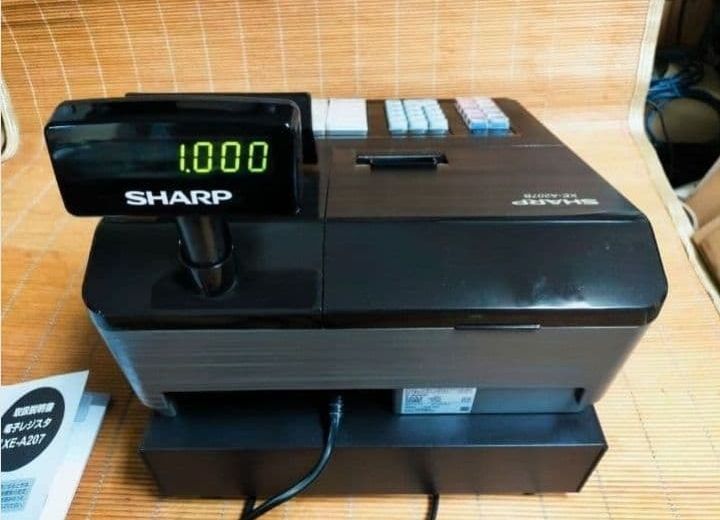 美品シャープレジスター XE-A207 PC連携売上管理設定無料 991109