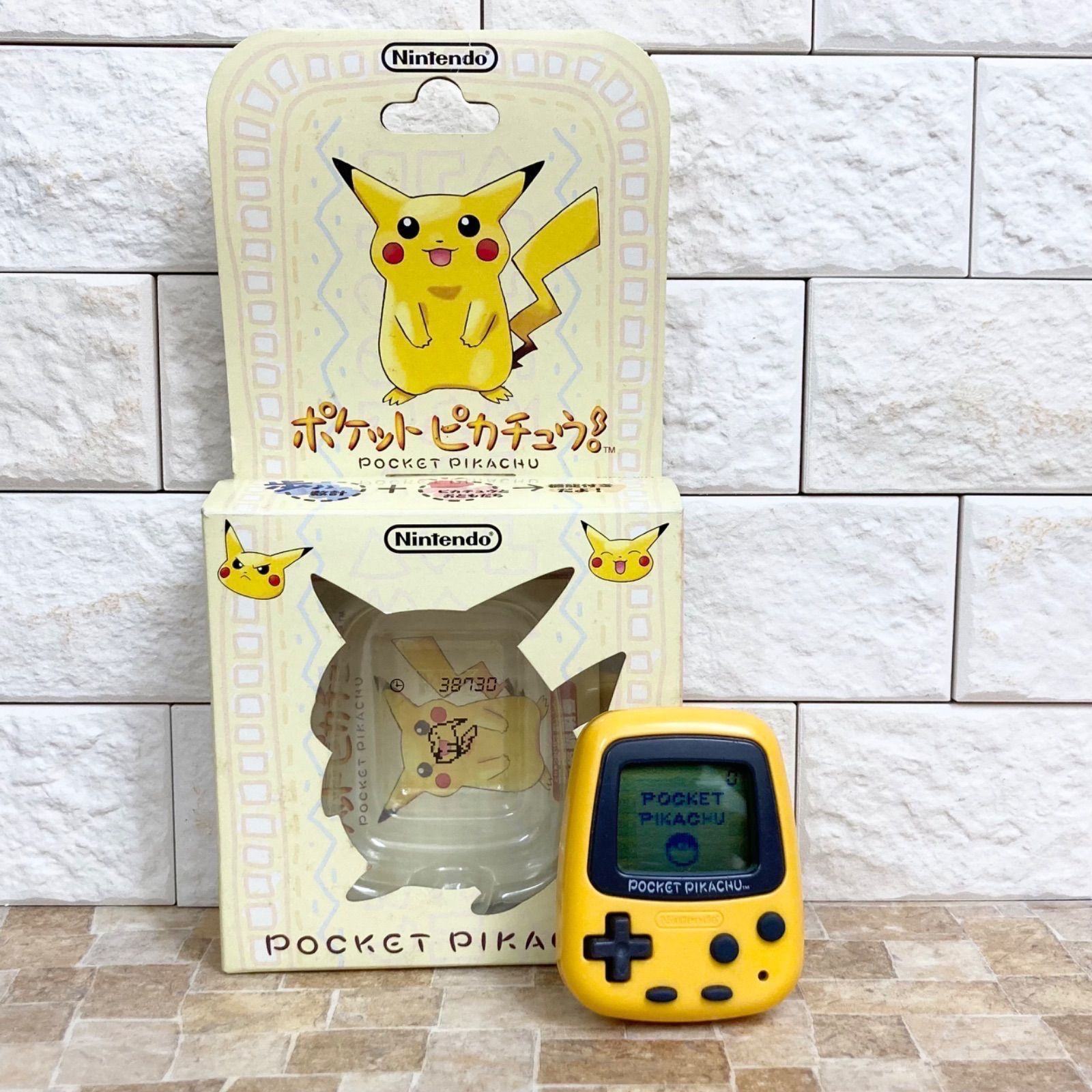 動作確認済】ポケットピカチュウ 初代 1998年 任天堂 箱・説明書付き