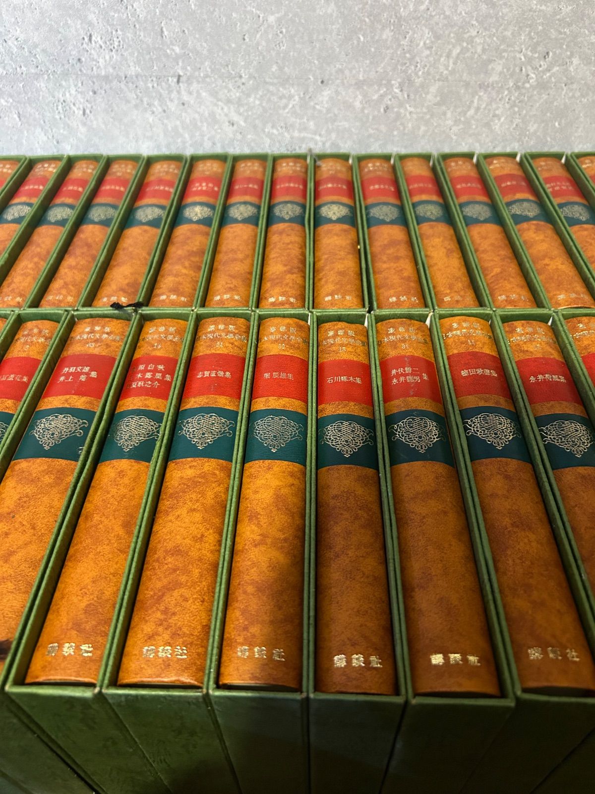 豪華版】日本現代文学全集 講談社 34巻セット（外箱付き） - メルカリ