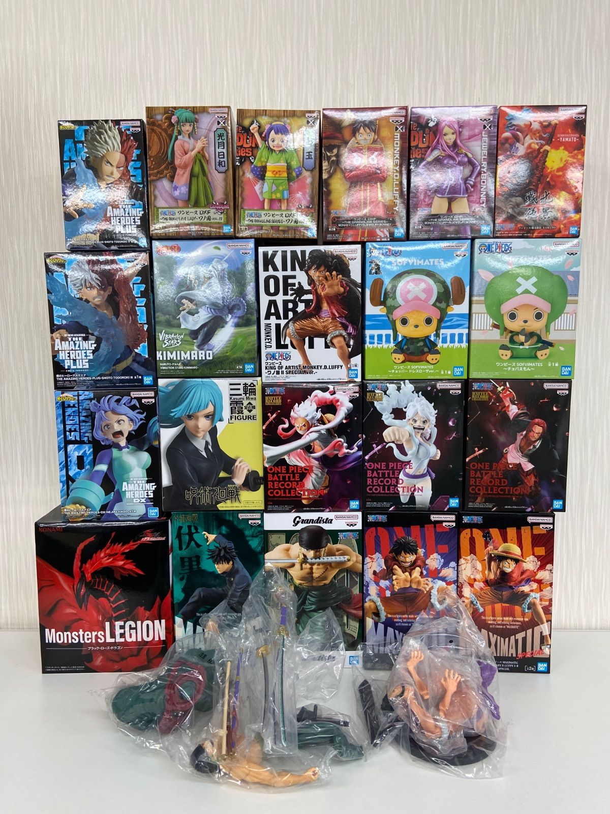 少年誌 箱無し 開封フィギュア 35体 まとめ売り ワンピース 呪術廻戦