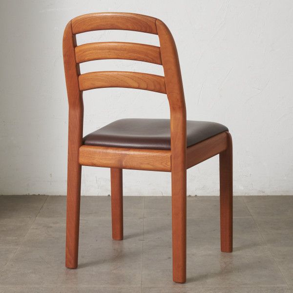 デンマーク Dyrlund チーク 無垢材 ダイニングチェア ヴィンテージ
